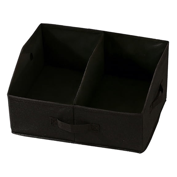 Aetherz Trapezoid Storage Baskets, Foldable Shelf Bins with Dividers for Closet Organization Nursery & Pantry, Decorative Fabric Organizers for Living Room, Tv Stand & Office