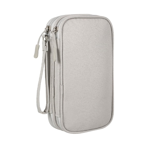 Aetherz Travel Cable Organizer Pouch, Electronic Accessories Carry Case Portable Waterproof Double Layers All-In-One Storage Bag for Cord, Charger, Phone, Earphone