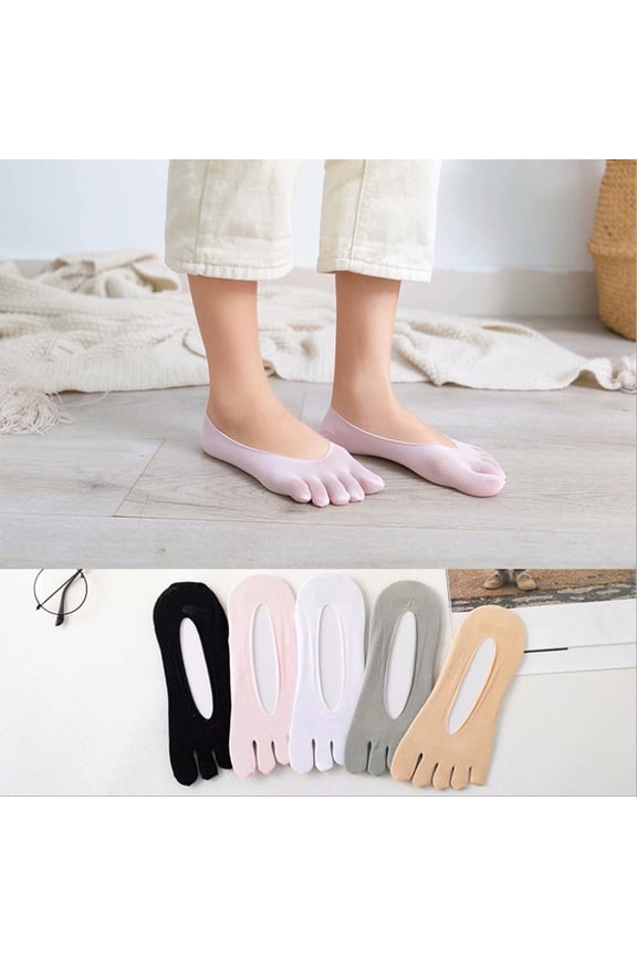 Women's No-Slip Silicone Grip Liner Socks, Mesh Breathable Toe Cover Ankle Socks, Sheer Invisible Low Cut Socks for Dress Shoes,Beige Fits All – Gift Ready