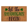 thumbnail image 1 of Aetherz st. Patricks Day Welcome Door Mat, Holiday Shamrocks Front Door Door Mat Polyester Rug, 1 of 5