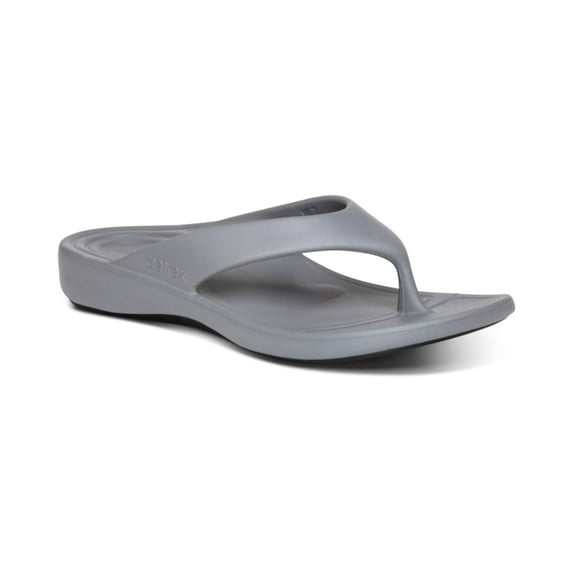 Aetrex Men's Maui Orthotic Flip Flops for Men Soft Summer Beach Sandals Flips