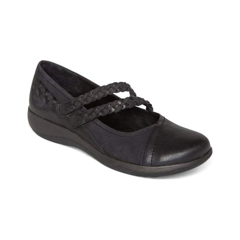 Aetrex Women s Annie Slip On Mary Jane Shoes for Women Wide Width Adjustable