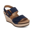 thumbnail image 1 of Aetrex Women's Ashley Orthopedic Platform Sandals Suede Wedge Sandals for Women, 1 of 7