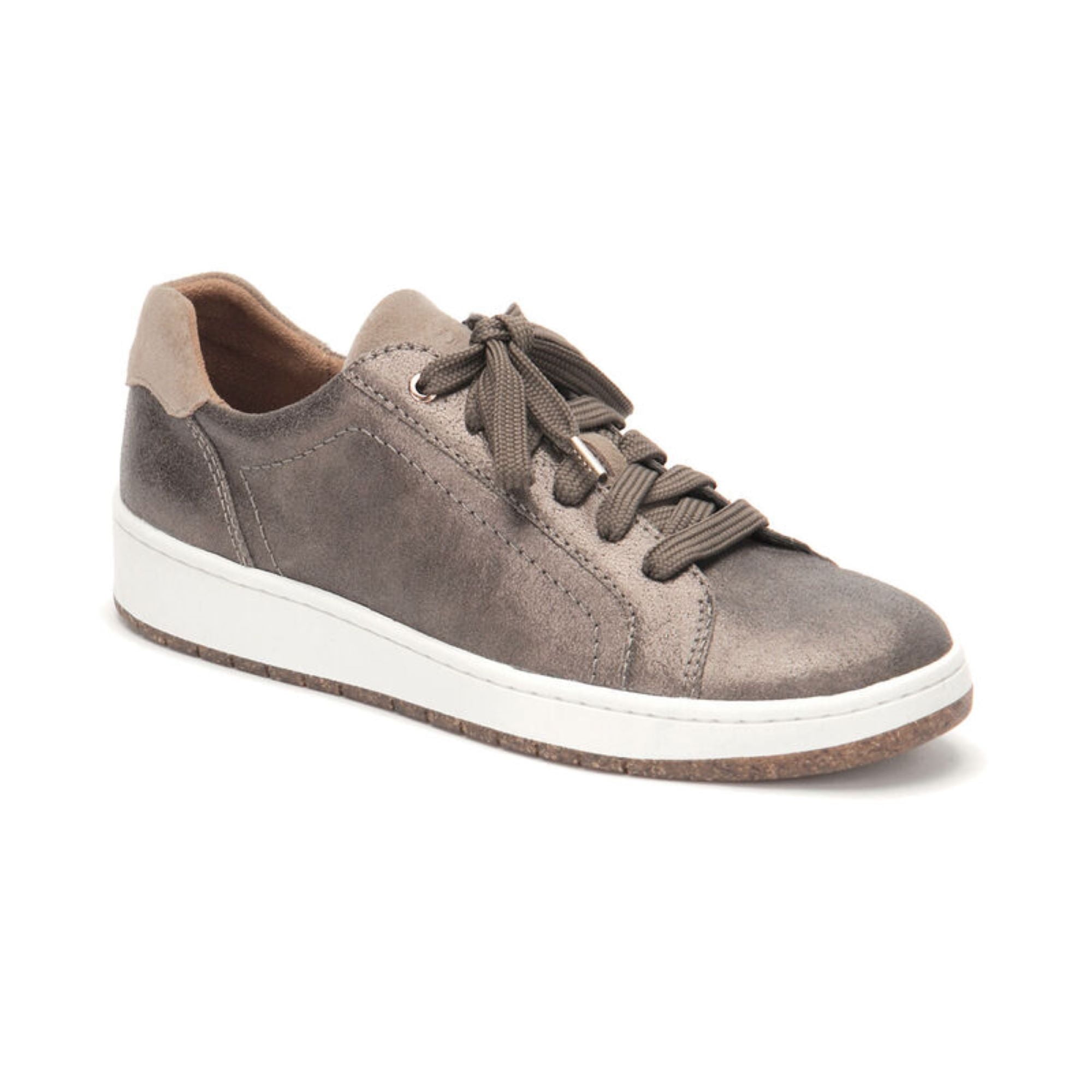 Aetrex Women's Blake Lace Up Leather Sneakers for Women Neutral Walking ...