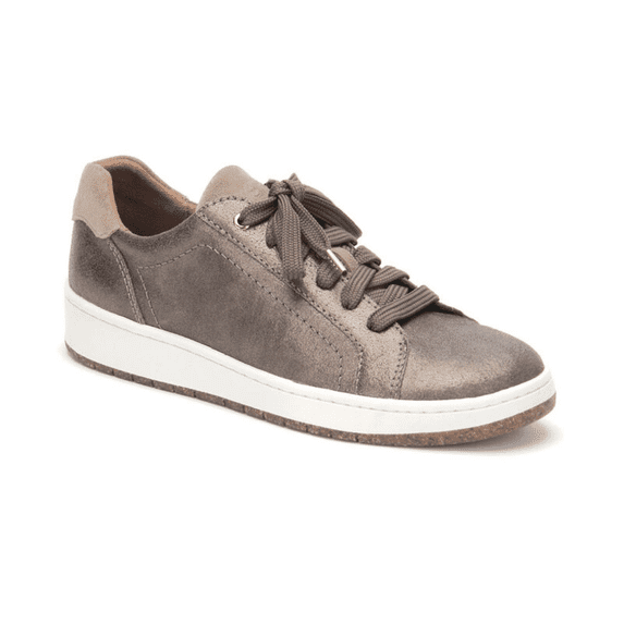 Aetrex Women's Blake Lace Up Leather Sneakers for Women Cozy Comfort Neutral