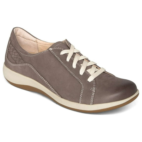 Aetrex Women's Dana Lace Up Leather Oxford Shoes for Women Casual Wide Width