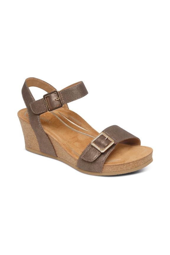 Women's Lexa Adjustable Ankle Strap Orthopedic Wedge Sandals for Women