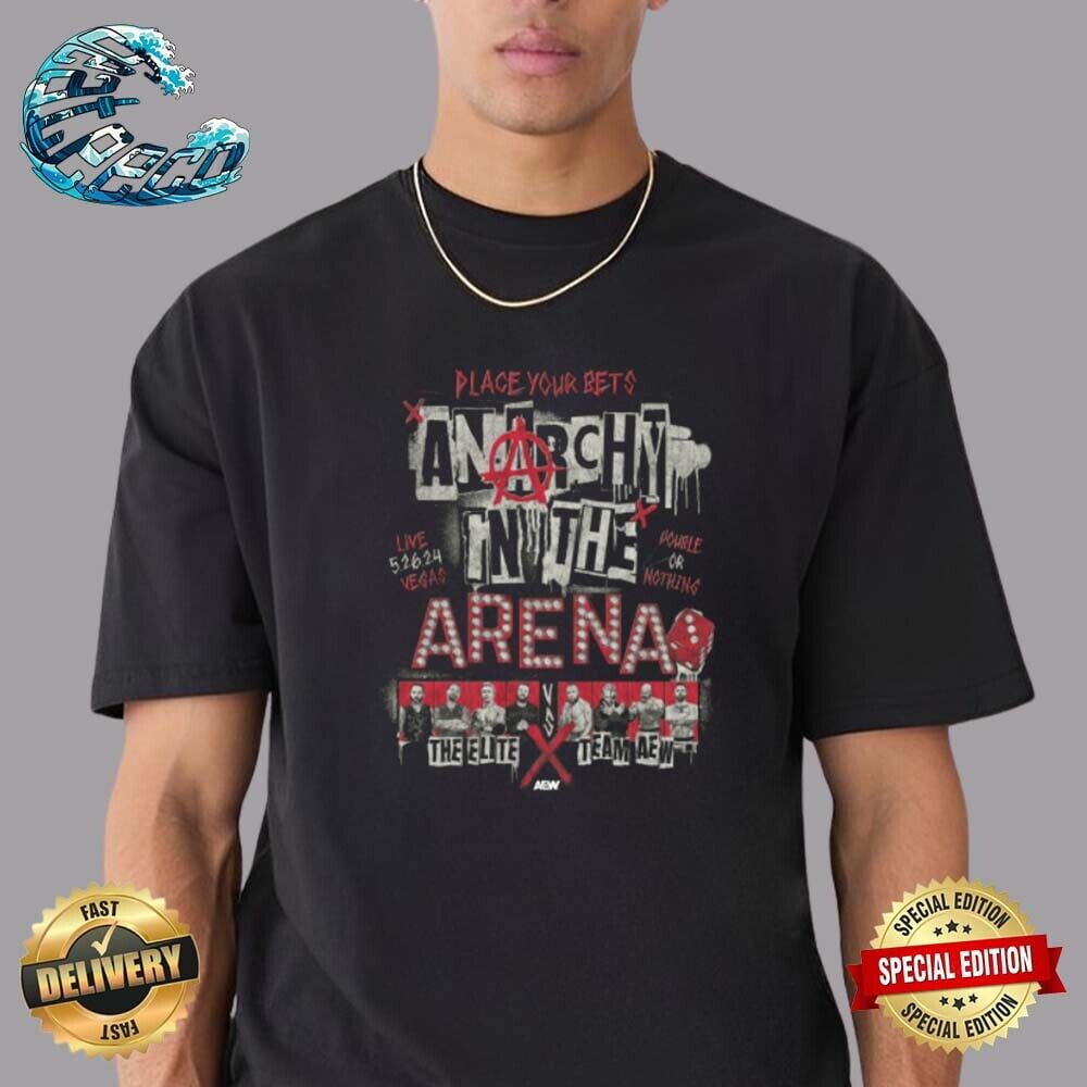 Aew Double Or Nothing 2024 Anarchy In The ArenaThe Elite Vs Team Aew TShirt