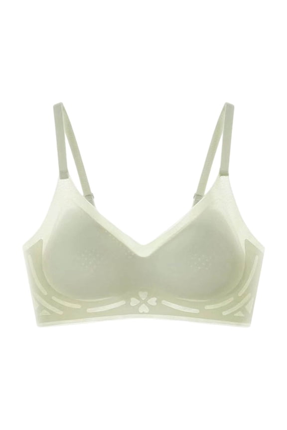 Women T-Shirt Supportive Bras, No Underwire Full Cup Wireless Lingerie, Everyday Adjustable Brassiere