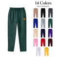 thumbnail image 1 of Aezemi Workout Straight Leg Sweatpants Men Fashion Drawstring Pull on Elastic Waist Casual Workout Walking Long Pants with Pockets Winter Fall Business Casual Work Sports Trousers XXL, 1 of 4