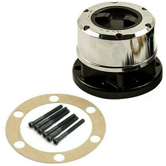 Afa Motors 1 Pack Premium Manual Locking Hub with Zinc Aluminum Alloy Dial Locking Hub Fits Nissan Pathfinder Titan Xterra D21 Pickup, w /28 Splines, Chrome-29091