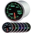 thumbnail image 1 of Afa Motors 2'' 52mm Temp Gauge, Water Temp Gauge 7 Color LED Display Water Temperature Gauge Sensor Car Meter, 1 of 6