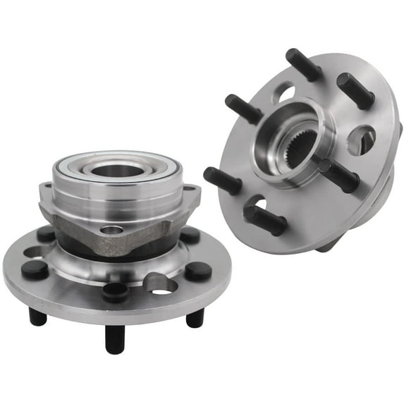 Afa Motors Front Wheel Bearing Hub Assembly 4WD with 6 Lug Compatible with GMC Yukon K1500 K2500 Suburban,Chevrolet K1500 K2500 Suburban Blazer Wheel Bearing 515001 Pair