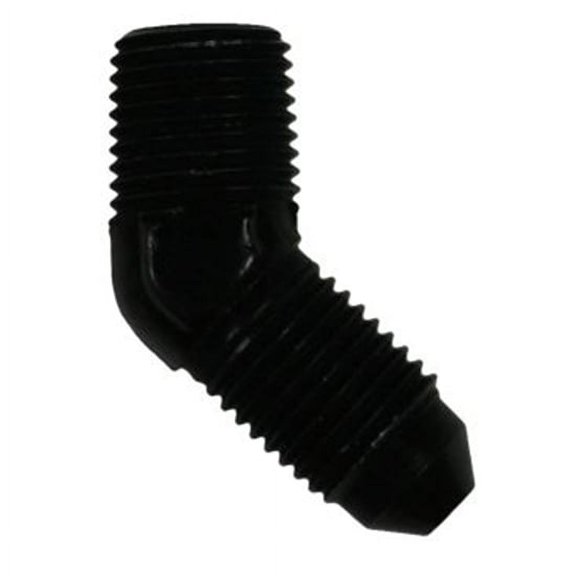 Afco 6680001 Aluminum 45 Degree Brake Fitting, 1/8 NPT Male/-3 AN Male