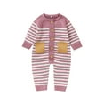 Afdoent Baby Boy Romper Baby Knit Romper Long Sleeve Boys Sweater