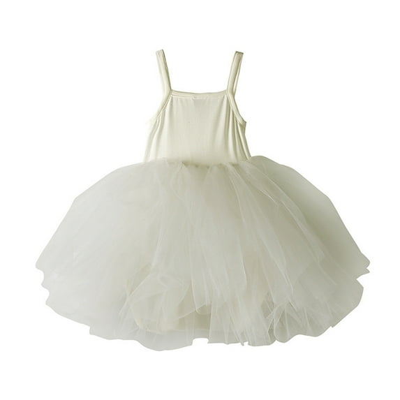 Afdoent Baby Girl Bodysuits Bodysuit Tutu Dress Baby Girl Romper Dress Toddler Solid Color Skirt Holidays Outfits Comfortable Clothes