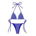 thumbnail image 1 of Afdoent Bikini Sets For Women Ladies Summer Bikini Colour Block Printed Split Swimsuit Halter Bathing Suits Swimwear 2026 Retro Swimsuit, 1 of 6