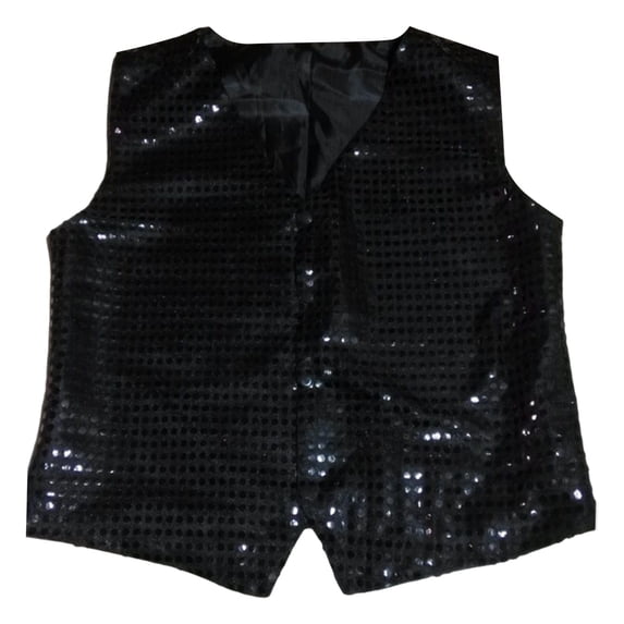 Afdoent Boys Sequin Vest Performance Modern Dance Recital Outfit Stage Show Wear For Children Party Celebration 2-3 Years