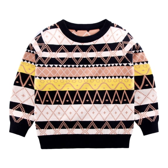 Afdoent Boys Sweater Cartoon Knit Sweater Winter Warm Long Sleeve Pullover for Kids Clothes 9-10 Years