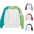 thumbnail image 1 of Afdoent Boys Sweater Color Block Knit Pullover Warm Winter Long Sleeve Crewneck Sweater Casual Comfortable Daily Wear for Toddler Kids 4-5 Years, 1 of 3