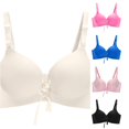 thumbnail image 1 of Afdoent Bras for Women Comfortable Breathable Bra Smooth Lace Pull Converged and Adjustable Bra, 1 of 3