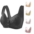 thumbnail image 1 of Afdoent Bras for Women Front Closure Bras for Comfortable Wireless Lace Bras Supportive Bra with Full Coverage, 1 of 3