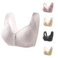 thumbnail image 1 of Afdoent Bras for Women Front Closure Bras for Comfortable Wireless Lace Bras Supportive Bra with Full Coverage, 1 of 3