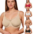 thumbnail image 1 of Afdoent Bras for Women Full Figure Seamless Underwire T Shirt Bra Push Up Comfort Everyday Bra, 1 of 9