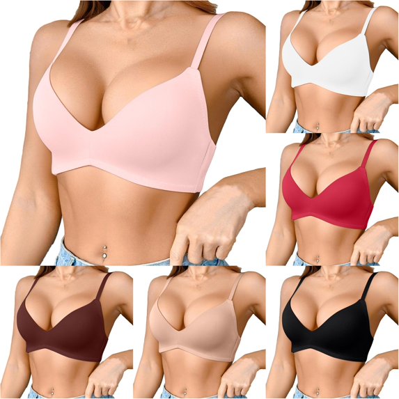 Afdoent Bras for Women No Underwire Bra Breathable and Lightweight Comfortable Everyday Bra