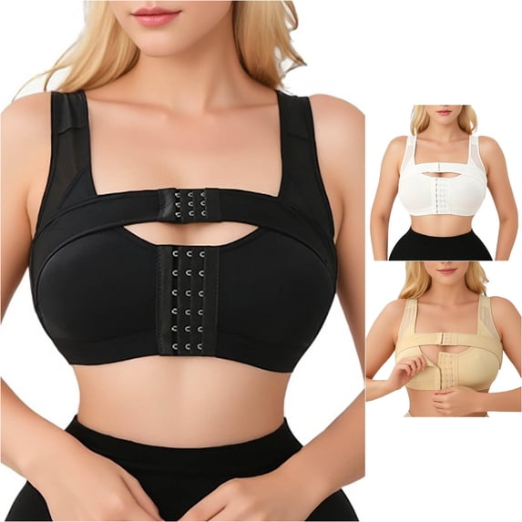 Afdoent Bras for Women Post Bra Front Closure Adjustable Band Supportive Innerwear Daily Wear