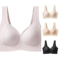 thumbnail image 1 of Afdoent Bras for Women Seamless Soft Support T Shirt Bra for Full Coverage Sagging Comfort Wireless Unlined Pullover Bralette, 1 of 3