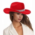 thumbnail image 1 of Afdoent Cowboy Hats For Men Women Jazz Top Hat Cowboy Hat And Holiday Top Hat For Summer Travel, 1 of 3