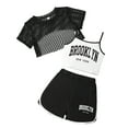 thumbnail image 1 of Afdoent Cute Outfits For Girls Summer 3 Piece Set Casual Loose Fit Sleeveless Top Shorts Combo For Outdoor Activities Comfortable Breathable Playwear Clothes 2025 Cute Suit 9-10 Years, 1 of 9