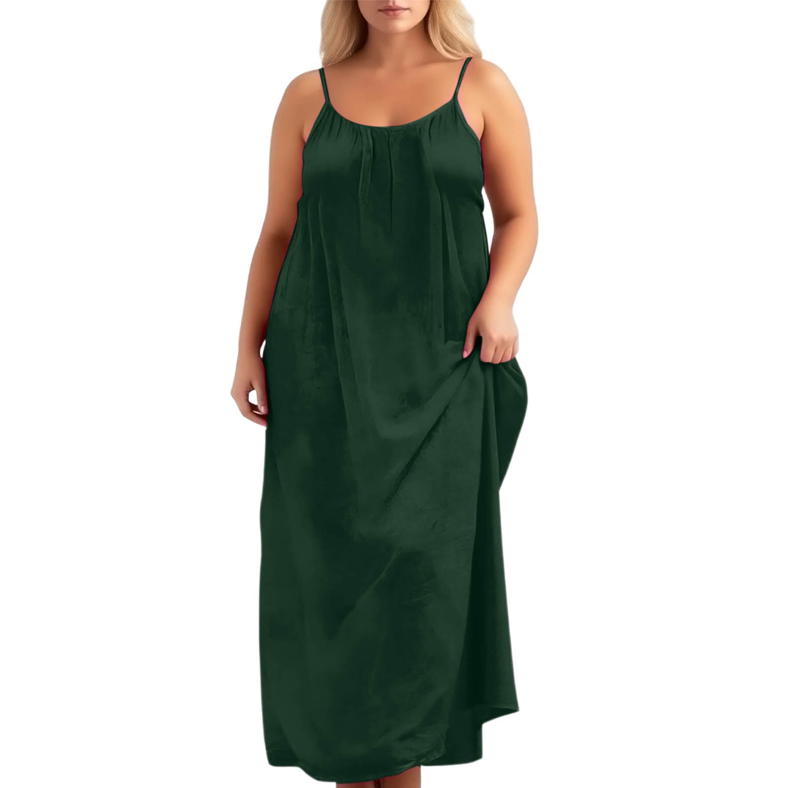 Backless Robe Women Afdoent Dresses For Women 2026 Plus Size Casual Dress Sleeveless Loose ...