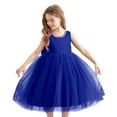 thumbnail image 1 of Afdoent Girls Dresses For Everyday Wear Dress For Girls Children Wedding Dress Flower Girl Dress Piano Performance Skirt 18-24 Months, 1 of 5