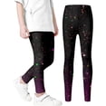 thumbnail image 1 of Afdoent Girls Leggings High Waist Soft For Toddlers And Kids Stretchy Comfy Everyday Play Pants With Breathable Fabric Streetwear Fashion 18-24 Months, 1 of 5
