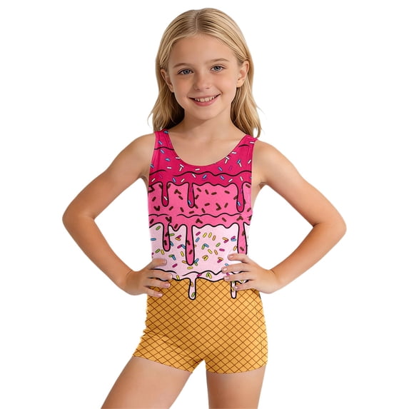 Afdoent Girls One Piece Swimsuits Kids Beach Swimwear For Girls With Comfortable Fit Summer Summer Beach