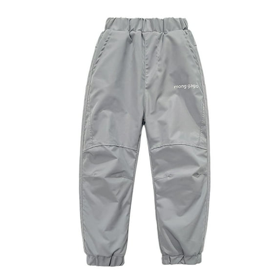 Afdoent Pants For Kids Kids Windproof Hiking Pants Outdoor Sports Trousers For Boys Girls With Elastic For Play 10-11 Years