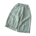 thumbnail image 1 of Afdoent Girls Pants Summer Girls Soft Lightweight Casual Trousers Toddler Kids Baby Long Pants Vacation, 1 of 3