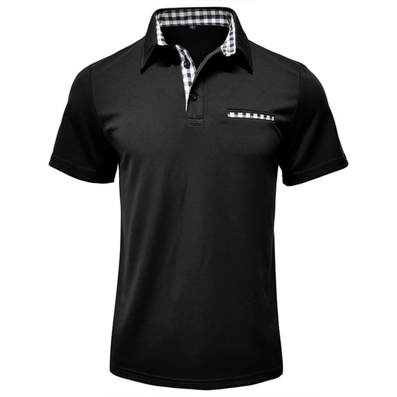 Afdoent Golf Polo Shirts For Men Leisure Color Block Shirt Short Sleeve Versatile Polo Shirt For Summer Fashion Classic