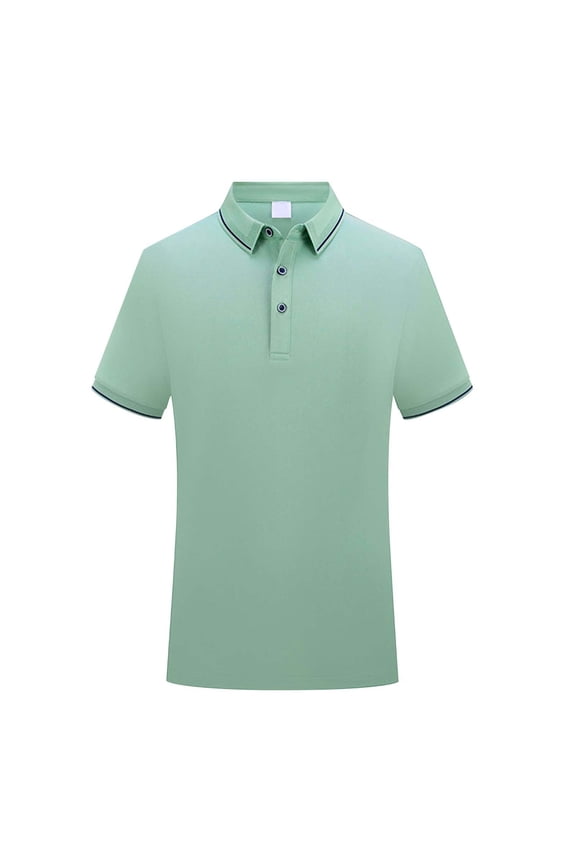 Golf Polo Shirts For Men Leisure Fashion Business Short Sleeve Polo Shirt Top Classic Sport Shirts