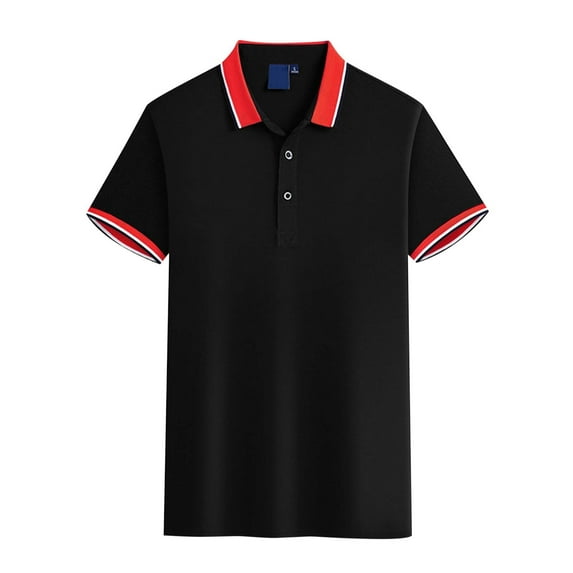 Afdoent Golf Polo Shirts For Men Leisure Fashion Business Short Sleeve Polo Shirt Top Classic