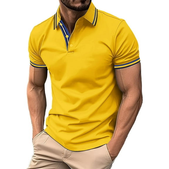 Afdoent Golf Polo Shirts For Men Shirt Short Sleeve Breathable Tennis Summer Leisure Sports Polo Shirts Classic