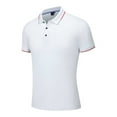 thumbnail image 1 of Afdoent Golf Shirts For Men Male Summer Fashion Silk V Neck Shirt Short Sleeve Male Casual Polo Shirts Classic Fashion, 1 of 5