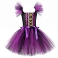 thumbnail image 1 of Afdoent Halloween Witch Dress For Girls Kids Outfit Tutu Party Fancy Girls Birthday Halloween Dress Up Clothes 6-7 Years, 1 of 4