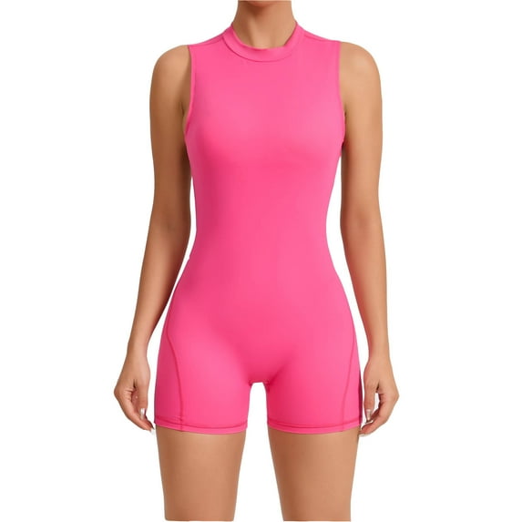 Afdoent Leggings For Women Ladies Seamless Solid Color Jumpsuits Back Cutout Bodycon Yoga Rompers Soft Yoga Pants