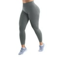 thumbnail image 1 of Afdoent Leggings For Women High Waist Ladies Yoga Pants Leggings Slim Fit Workout Tights For Fitness Leisure Lifting Activewear Trendy Style Workout Yoga Leggings For Women, 1 of 5