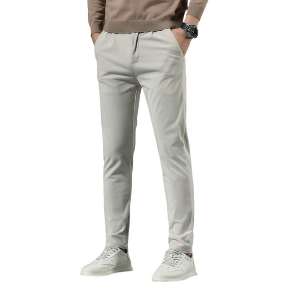 Afdoent Men's Casual Corduroy Pants Slim Fit Comfortable Stretch Breathable Lightweight Soft For Daily Wear And Outdoor Activities Fashion