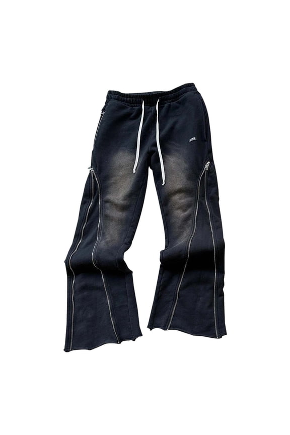 Men's Casual Pants Pantalones Deportivos Holgados Para Hombre Con Cordón Y Pierna Ancha Pantalones Sueltos Para Yoga Gimnasio Loose Fit
