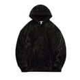 thumbnail image 1 of Afdoent Men's Fashion Hoodie Men's Winter Long Sleeve Hooded Sweatshirt Men's Casual Winter Outdoor Solid Color Hooded Wool Sweatshirt Fall Outwear Winter Hooded, 1 of 3